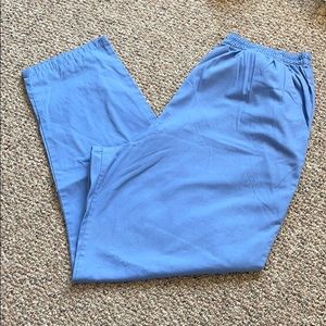 Ceil blue scrub pants